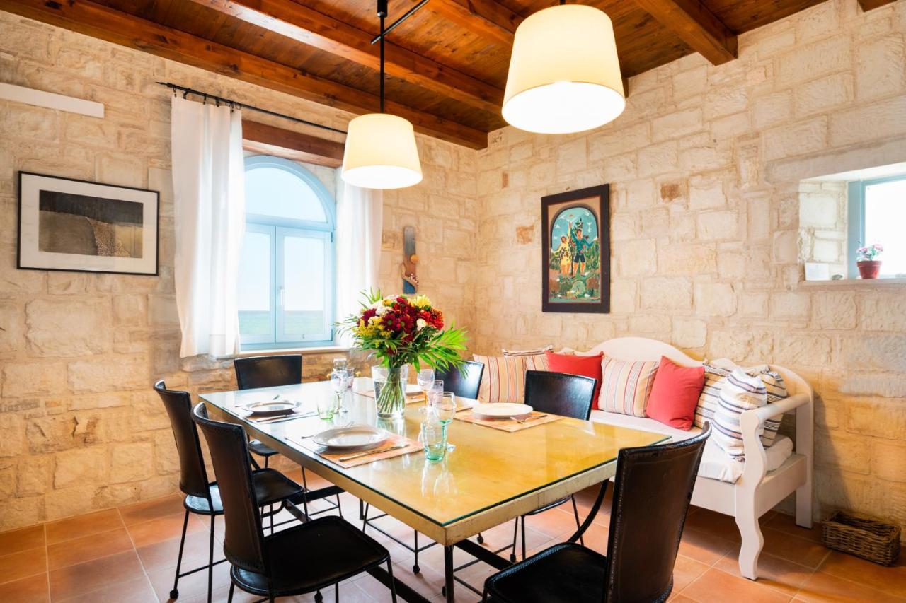 Beachfront Villa Turquoise With Private Pool, Bbq And Ping Pong Table 干尼亞 外观 照片